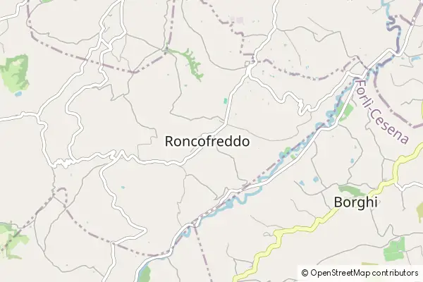 Mapa Roncofreddo