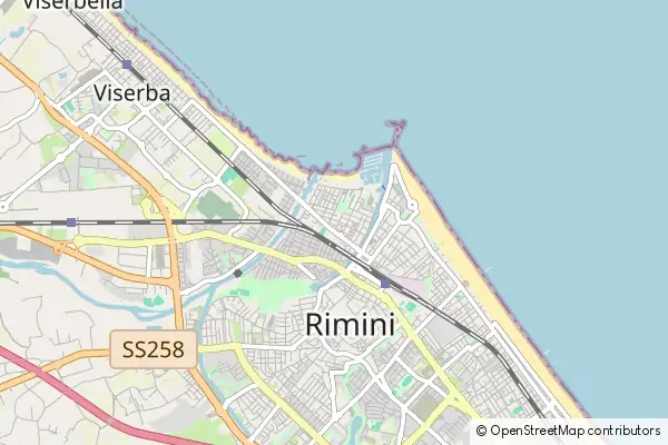 Mapa San Giuliano a Mare