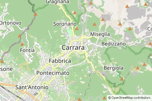 Mapa Carrara