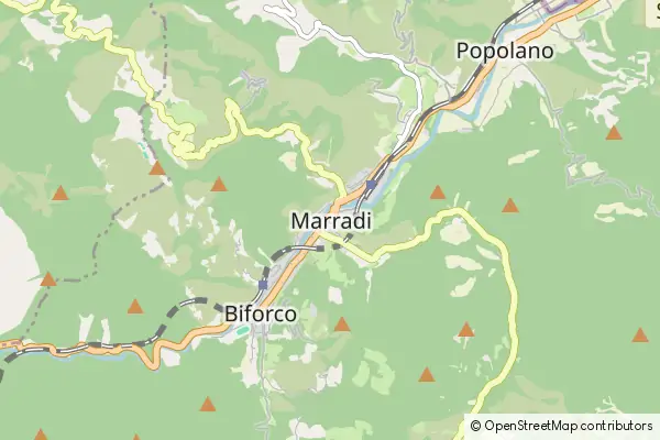 Mapa Marradi