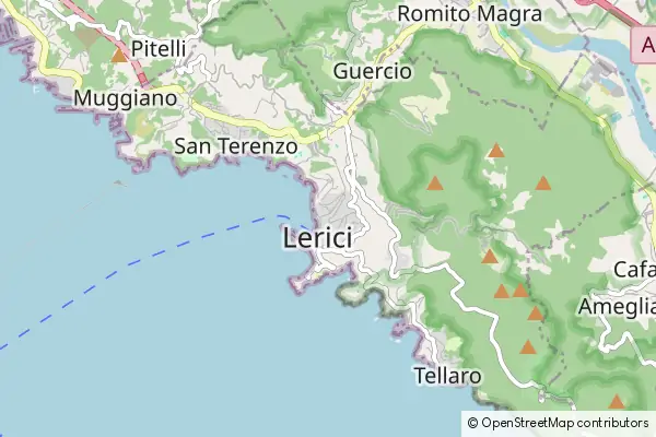 Mapa Lerici