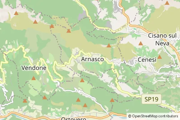 Mapa Arnasco