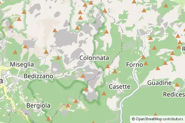 Mapa Colonnata