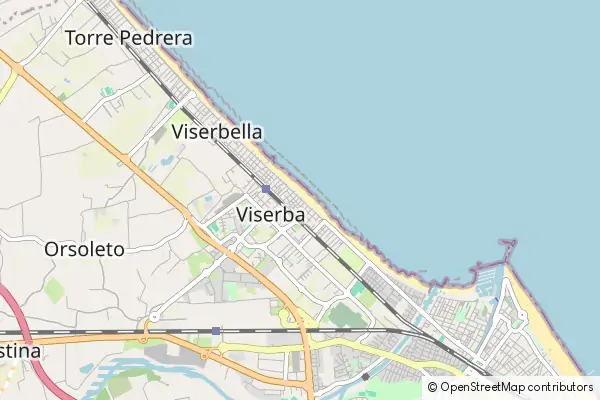 Mapa Viserba