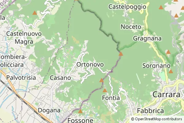 Mapa Ortonovo