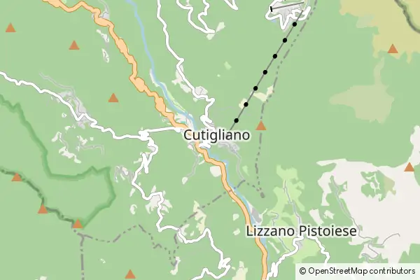 Mapa Cutigliano