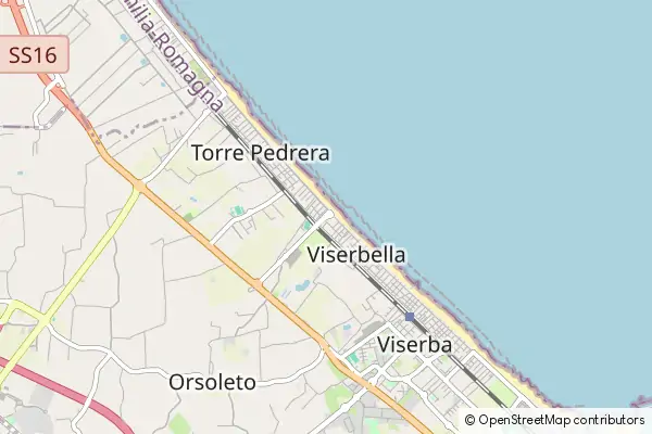 Mapa Viserbella