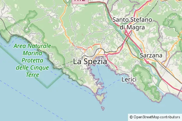 Mapa La Spezia