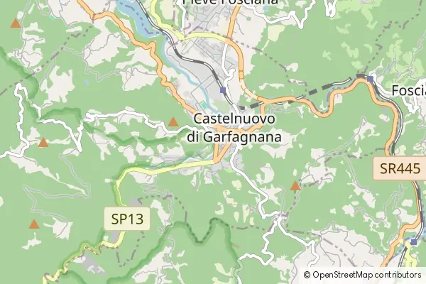 Mapa Castelnuovo di Garfagnana