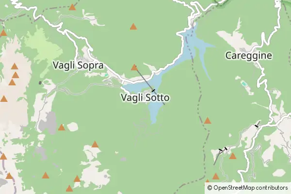 Mapa Vagli Sotto