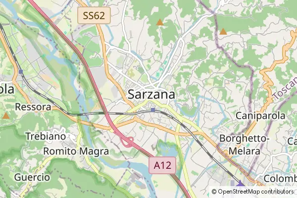 Mapa Sarzana