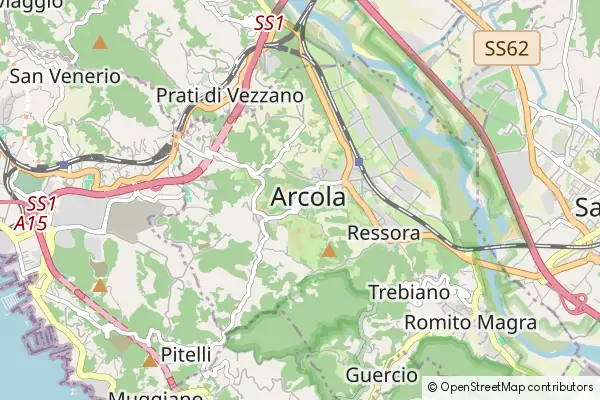 Mapa Arcola