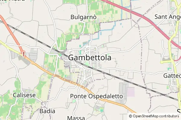 Mapa Gambettola