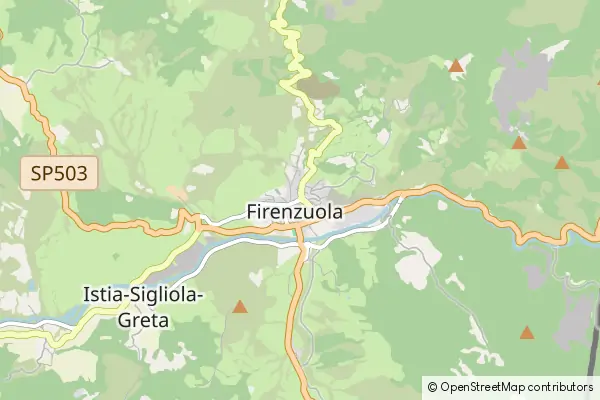 Mapa Firenzuola