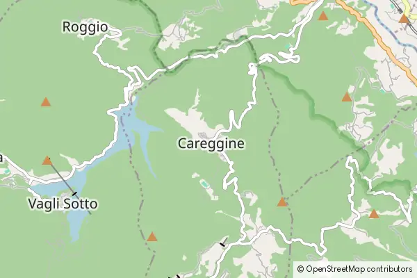 Mapa Careggine