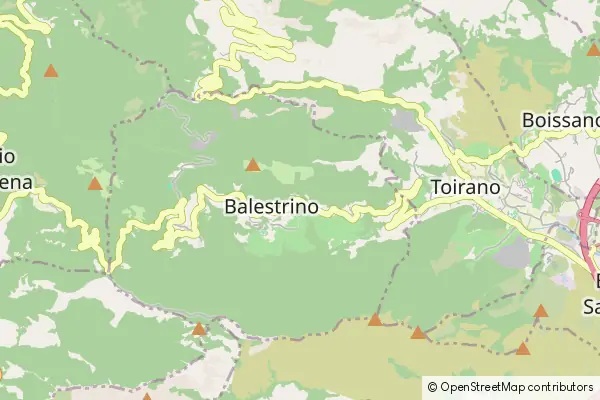 Mapa Balestrino