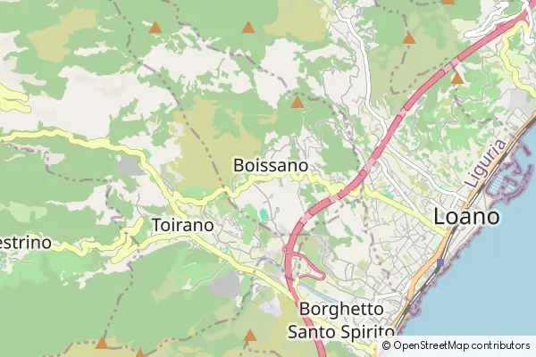 Mapa Boissano