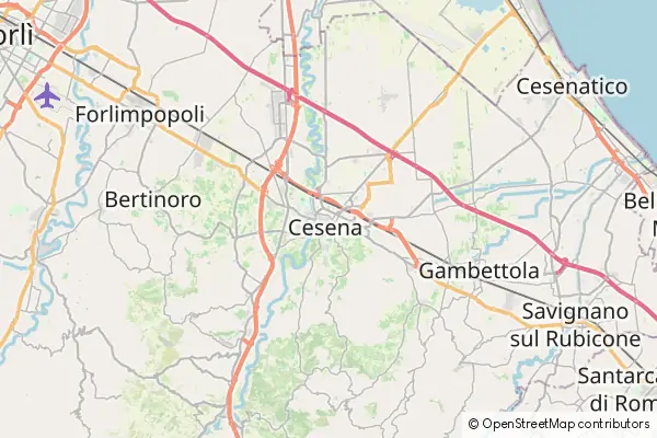 Mapa Cesena