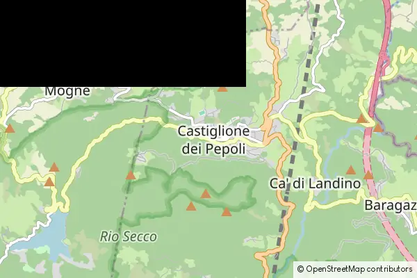 Mapa Castiglione dei Pepoli