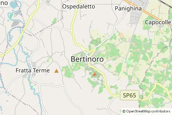 Mapa Bertinoro