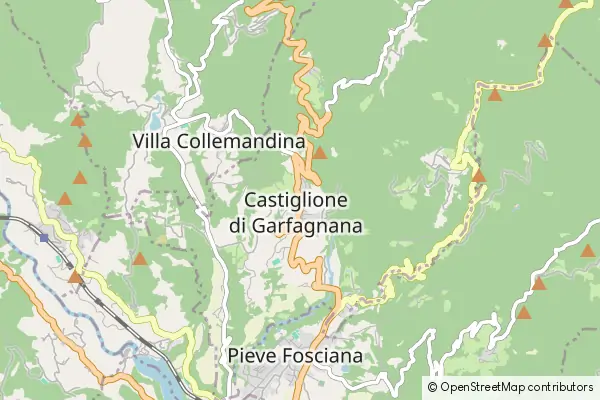 Mapa Castiglione di Garfagnana