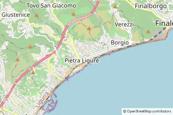 Mapa Pietra Ligure