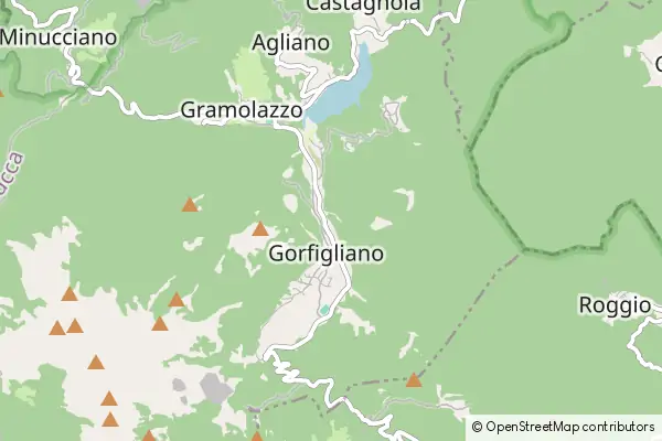 Mapa Gorfigliano