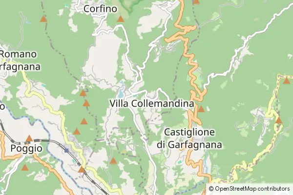 Mapa Villa Collemandina