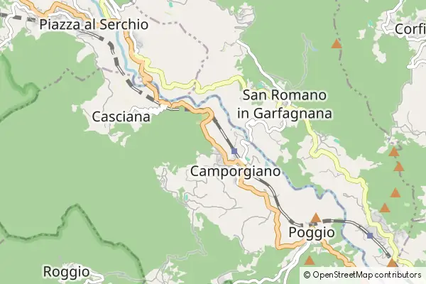 Mapa Camporgiano