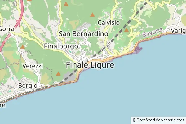 Mapa Finale Ligure