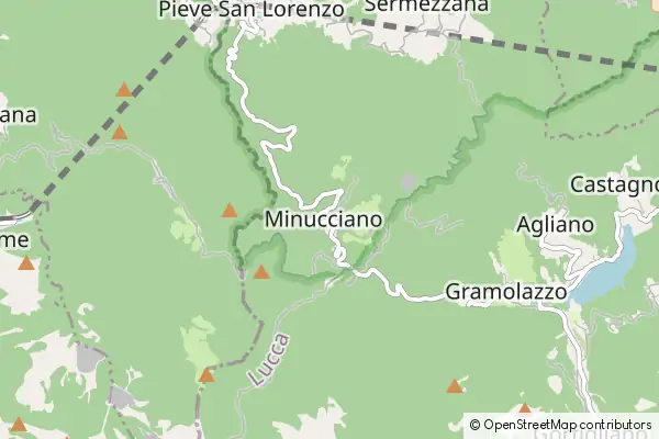 Mapa Minucciano