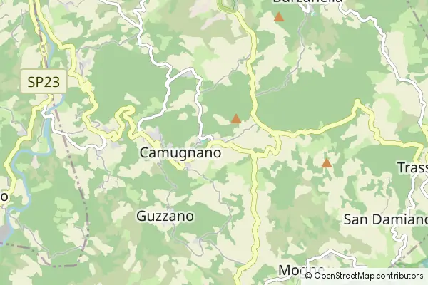 Mapa Camugnano