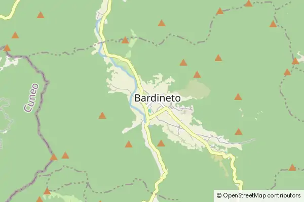 Mapa Bardineto