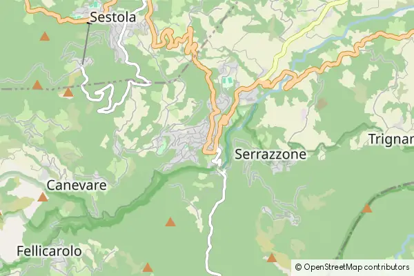 Mapa Fanano