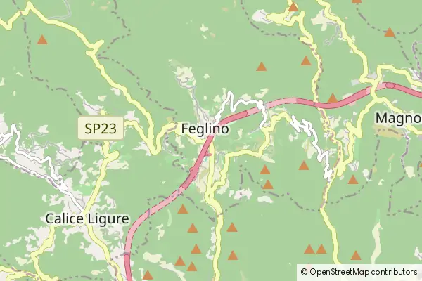 Mapa Feglino