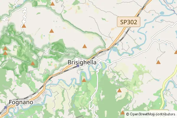 Mapa Brisighella