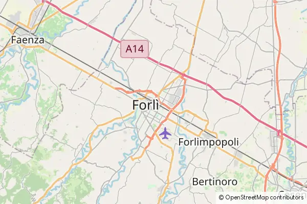 Mapa Forlì