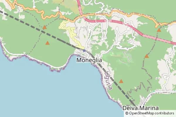 Mapa Moneglia