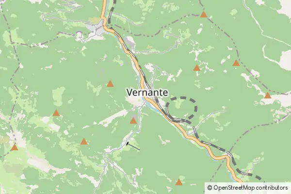 Mapa Vernante