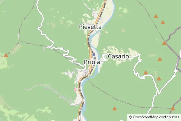 Mapa Priola