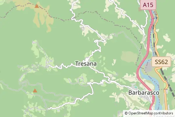 Mapa Tresana