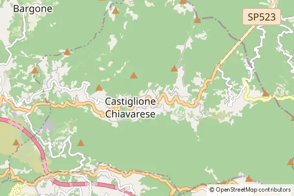 Mapa Castiglione Chiavarese