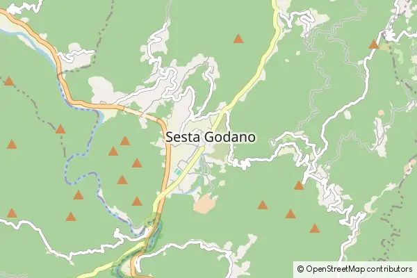 Mapa Sesta Godano