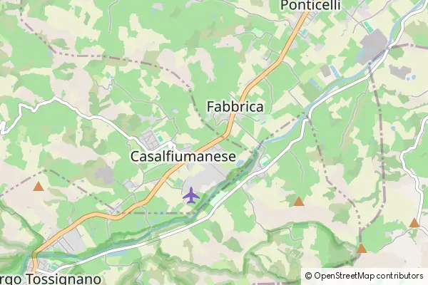 Mapa Casalfiumanese