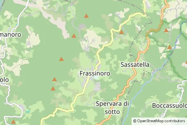 Mapa Frassinoro