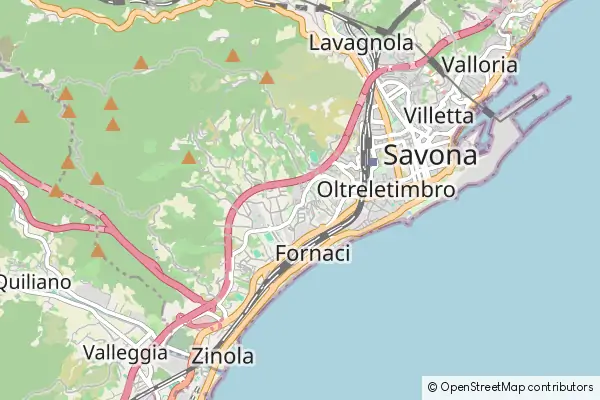 Mapa Cesio