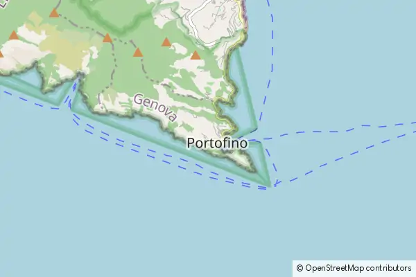 Mapa Portofino