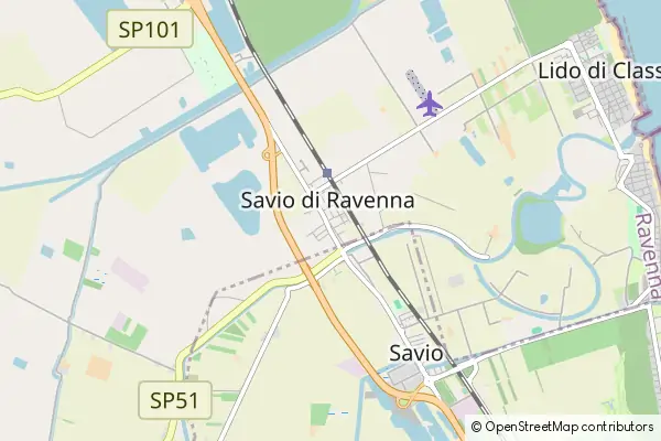 Mapa Savio di Ravenna