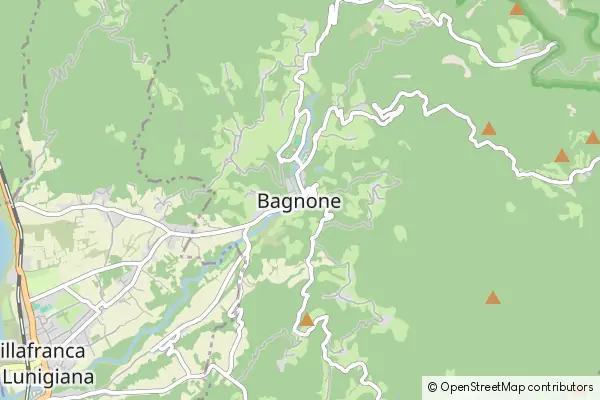 Mapa Bagnone