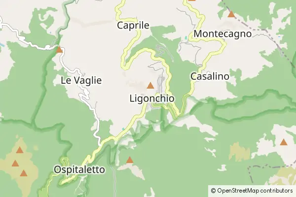 Mapa Ligonchio